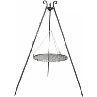 Farmcook Holzkohlegrill Dreibein Schwenkgrill Viking mit Rohstahlrost Ø 70 cm, 1 Stück, höhenverstellbar