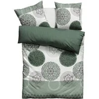 OTTO home Bettwäsche Tesso in Gr. 135x200, 155x220 oder 200x200 cm, Biber, 2 teilig, Bettwäsche mit Ornamenten und in verschiedenen Qualitäten