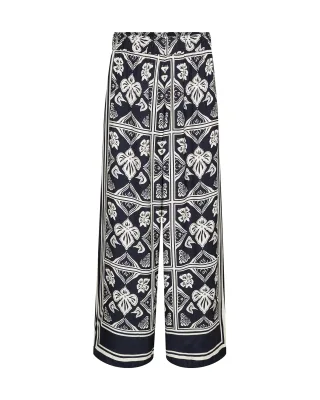 MOS MOSH - MMMeasa Linocut Pant salute navy - Gr. - S