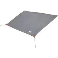 vidaXL Kuppelzelt Wasserfeste Plane Personen 240 x 300 cm Grau und Orange, (1 tlg)