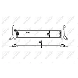 NRF Motork?hler gel?tet Audi Q7 VW Touareg 53715
