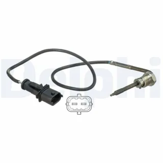 Delphi Abgastemperatursensor Fiat Fiorino Qubo 1,3