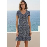 Laura Scott Sommerkleid mit floralem Alloverdruck, aus Viskosemischung - NEUE FARBEN