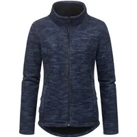 Ragwear Strickjacke Liram Melange Kuschelige Übergangsjacke in Strick-Optik
