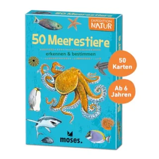 moses. Expedition Natur - 50 Meerestiere Entdeckerkarten zur Bestimmung von Tierarten Outdoor-Spielzeug für Kinder ab 6 Jahren