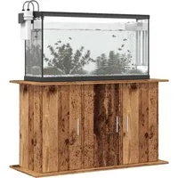 vidaXL Aquariumunterschrank Aquariumständer Altholz-Optik 101x41x58 cm Holzwerkstoff
