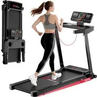 Hamlody Laufband Laufband für Zuhause mit manuelle Steigung (Laufbänder 12 km/h, 4-in-1 Walking Pad, Treadmill mit 3,0 PS Motor), leise für Zuhause Büro, Max. 150kg