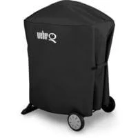 Abdeckhaube Premium 7120, für Q100/200/ 1000/2000 mit Wagen, Schutzhaube schwarz