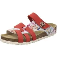 AFS-Schuhe 212030 Kralle Pantolette für Damen mit Fußbett, bequeme Sandalen aus Leder