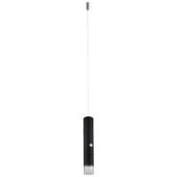 GLOBO LIGHTING LED Pendelleuchte, Dimmfunktion, LED fest integriert, Warmweiß, 2in1 Akku-Lampe Schwarz: Hängelampe einflammig & Taschenlampe, Ø 3,8cm