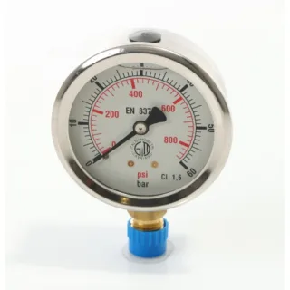 ELMAG Druckmanometer 0-60 Bar für Schraubstock - 9706129