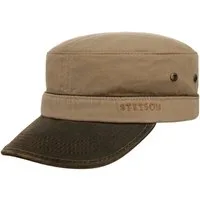 Stetson Army Cap (1-St) Sommercap Metallschnalle