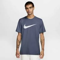 Nike Sportswear T-Shirt M NSW TEE ICON SWOOSH mit auffälliger Grafik auf der Brust, Kurzarm-Design, aus Baumwolle