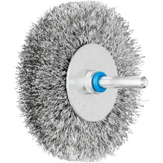 PFERD TOOLS Rundbürste ungezopft RBU Edelstahl-Draht mit Schaft - 43106003