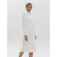 Passioni Midikleid mit Struktur Muster mit Rollkragen