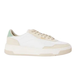Boss - "Baltimore" Sneaker für Damen, Leder, niedrig geschnitten (Weiß)
