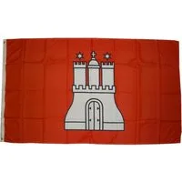 trends4cents Flagge Flagge 90 x 150 cm Hissfahne Bundesland Sturmflagge Hissfahne (Hamburg), für Fahnenmaste