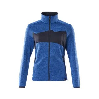 MASCOT Damen Strickpullover mit Reißverschluss ACCELERATE Azurblau / Schwarzblau XL - 18155-951-91010-XL
