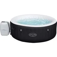 HAF Whirlpool LayZSpa & PureSpa Aufblasbarer Whirlpool Outdoor Bubble Massage Becken, (Komplett Set mit Zubehör, Maße: 180 x 180 x 66cm), In & Outdoor nutzbar