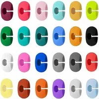 FELIXLEO Bleistift Silikon Glasmarkierer Set Mehrfarbige Weinglasringe, (30-tlg)