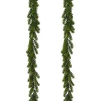 Winterliche Kunstpflanze Weihnachtsdeko, Weihnachtsgirlande Tanne, OTTO home, Girande im 2er Set, 115 Tannenspitzen je Girlande, Länge 180 cm