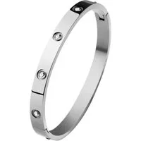 ROUGEMONT Edelstahlarmband Massives Edelstahl Armband Gold Armreif 18K Gold Hochglanz 18-19cm