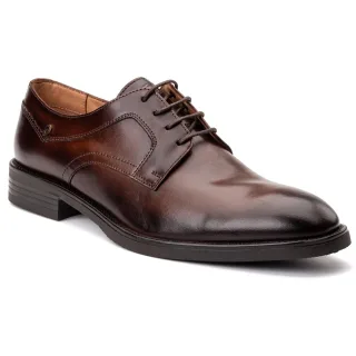 Base London Hülle Leder Herren Braune Schnürschuhe