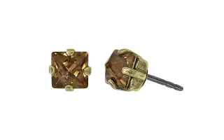 konplott - Ohrstecker - Daily Desire braun/gold