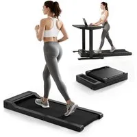 FLEXISPOT Laufband Klappbares Laufband Walking/Jogging Pad (LED-Display & Kabellose Fernbedienung, rutschfest & gedämpft), 180° Faltbar, für Zuhause & Büro, Max. 120 KG