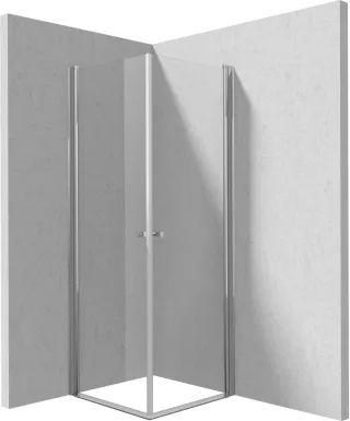 Neuesbad Duschkabine Chrom 90X90 KTSW041P + KTSW041P NB1DEKKN0W09W091