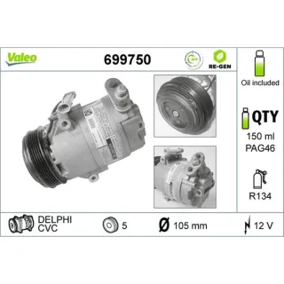 Valeo Klimakompressor Opel Astra Corsa Zafira 699750