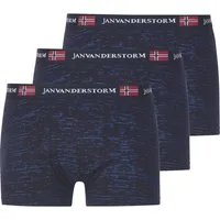 Jan Vanderstorm Slip NORIK (Set, 3-St) im melierten Look