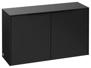 Villeroy & Boch Subway 3.0 Sideboard, 2 Türen, 728 x 423 x 240,5 mm, Volcano Black / Volcano Black C60001VL