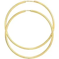 JOBO Paar Creolen, 333 Gold 50 mm