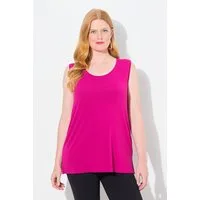 Ulla Popken Longtop Top Stretch Seitenschlitze Crêpe-Qualität