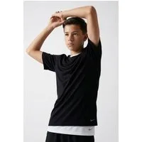 Nike Sportswear T-Shirt NHB BOYS 2PK CREW UNDERSHIRT (2-tlg) 2er-Pack, aus Baumwollmischung, mit Rundhalsausschnitt, Kurzarm
