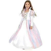 JADEO Kostüm Bezaubernde Prinzessin Kinderkostüm Königin weiss-gold