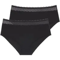 Triumph Midislip Feel of Modal Midi (Set) Spitzenbündchen, hohe Taille, im 2er Pack