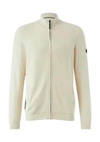 s.Oliver - Strickjacke beige - Gr. - 3XL