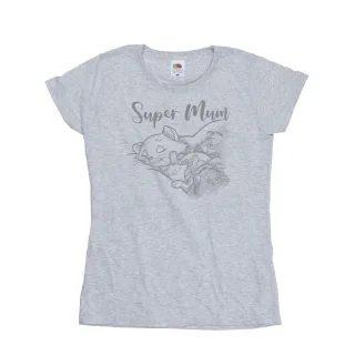 Disney - "The Aristocats Marie Super Mum" T-Shirt für Damen (Grau)