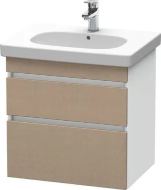 Duravit DuraStyle Waschtischunterbau wandhängend Leinen & Weiß Matt 600x453x610 mm - DS648307518 DS648307518