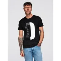 OMBRE Print-Shirt Herren-T-Shirt mit großem Print