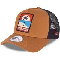 New Era Trucker Cap Bondi Beach Summer Patch Brown A-Frame Adjustable Trucker Cap New Era (1-St)