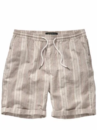 Mey & Edlich Herren Lido-Shorts Blau 50 % Baumwolle, 47 % Leinen, 3 % Polyester