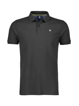 LERROS - POLO-KNOPF black - Gr. - XXXL