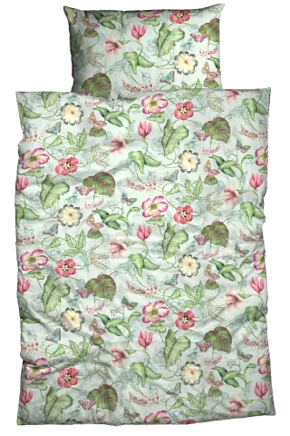 CASATEX Bettwäsche "Belli Fiori" 2 Stk. elegante, farbenfrohe Bettwäsche