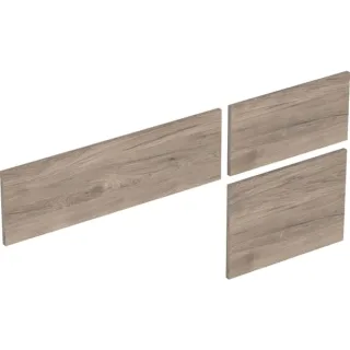 Geberit VariForm Set Schubl.-Front für Unterschrank für Waschtisch, mit 3 Schubl. B=120cm, Nussbaum, 244698001