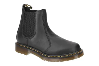Dr. Martens 2976 Chelsea Damenstiefel schwarz Virginia Leder - Gelbe Naht