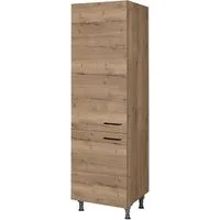 nobilia® Vorratsschrank "Structura", Ausrichtung wählbar, mit zwei Türen, vormontiert, Breite/Höhe: 60/216,6 cm