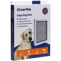 DOG MATE Hundeklappe Hundetür 216WR weiß